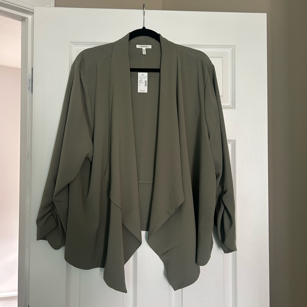 Maurices Sage Green Blazer size 3X